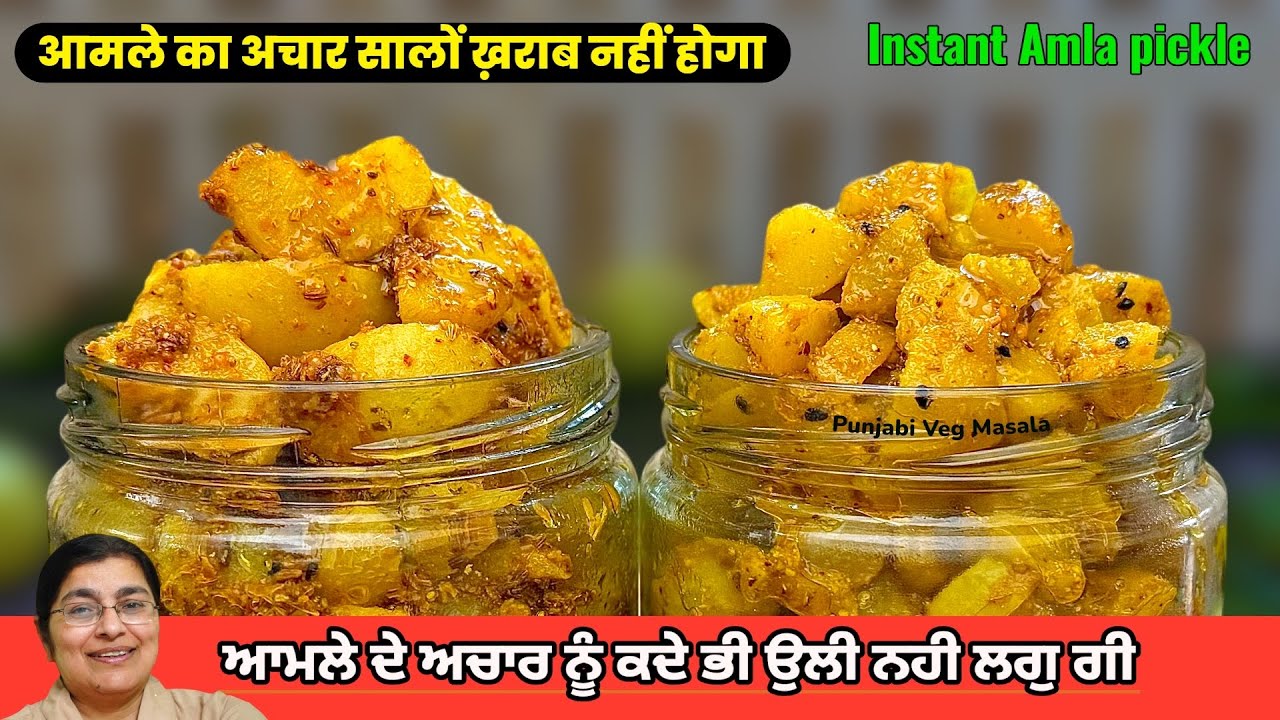 ਇਸ ਤਰੀਕੇ ਨਾਲ ਪਾਉ ਔਲੇ ਦਾ ਆਚਾਰ ਉੱਲੀ ਕਦੇ ਭੀ ਨਹੀਂ ਲਗੂ ਗੀ | Instant Amla Pickle