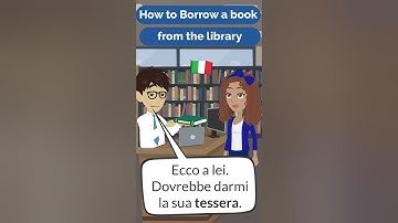 How to Borrow a Book 📚 from the Library in Italian