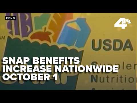 SNAP benefits set to increase nationwide on Oct. 1