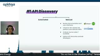 Apidays Paris 2024 - Do not live in the Shadow (APIs) By Teresa Pereira.