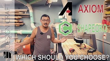 Axiom versus Shapeoko // Entry Level or Semi-Pro?? // Review