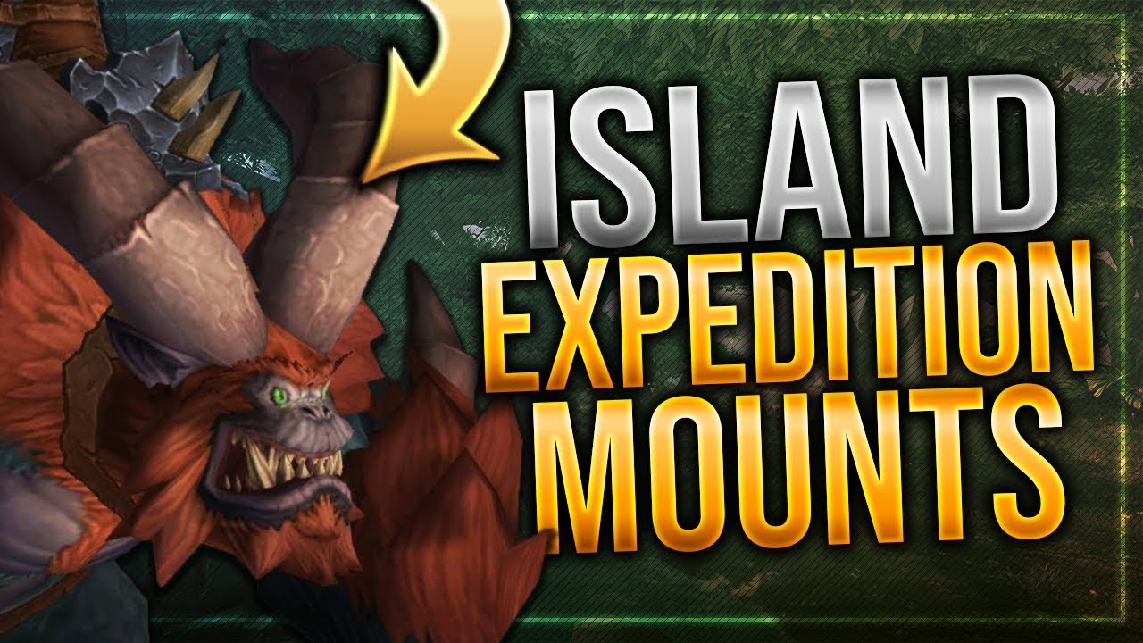 Island Expedition Mounts Ingame Preview Battle for Azeroth! YouTube