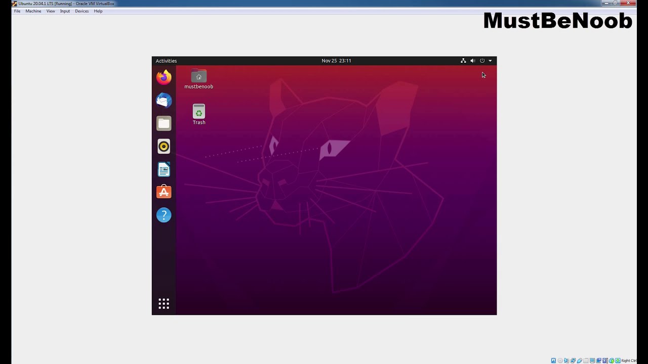 How to Install Ubuntu 20.04.1 LTS in VirtualBox with Guest Addition ...