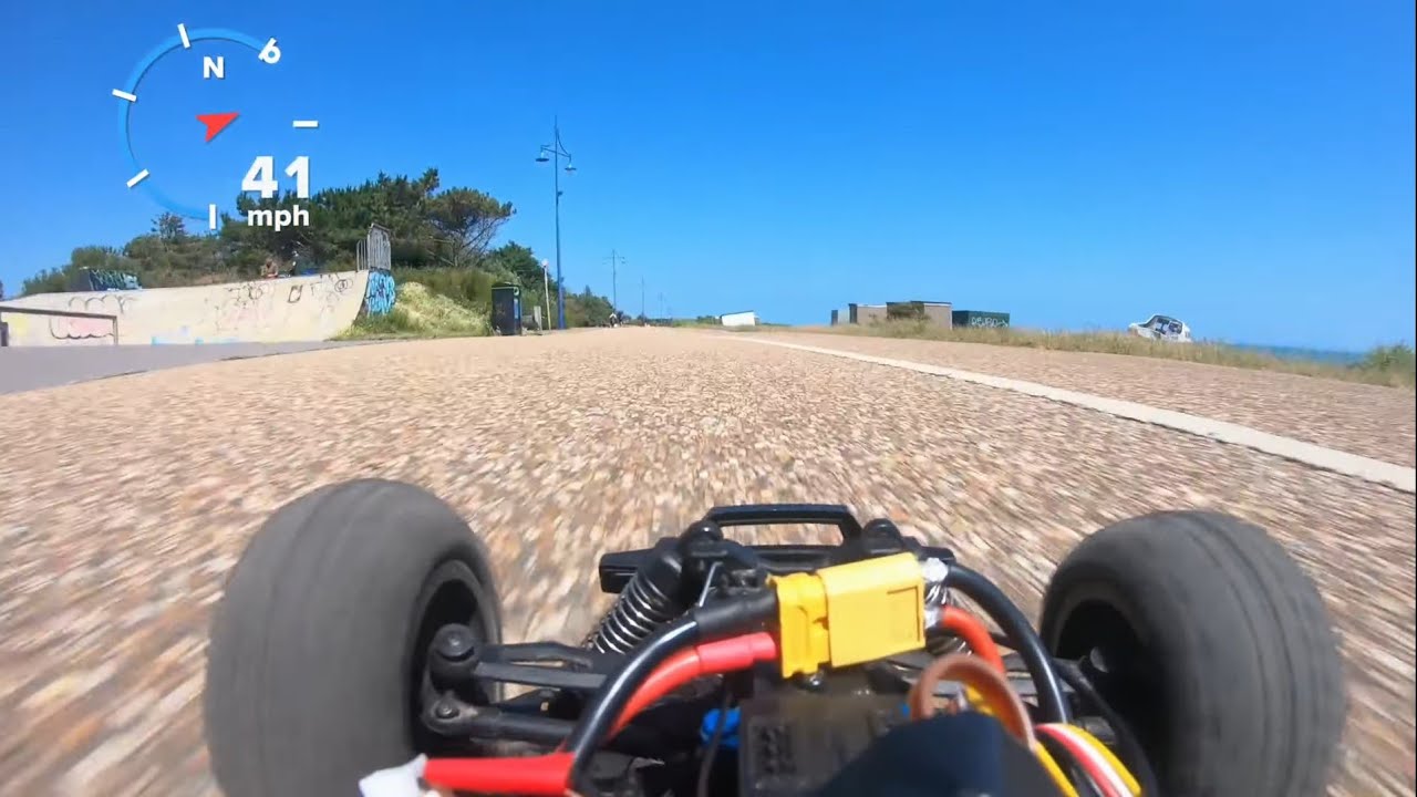 New speed record with my propeller powered RC car! 