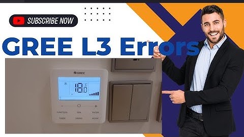 L3 errors gree Air conditioner @VictorTechTalks
