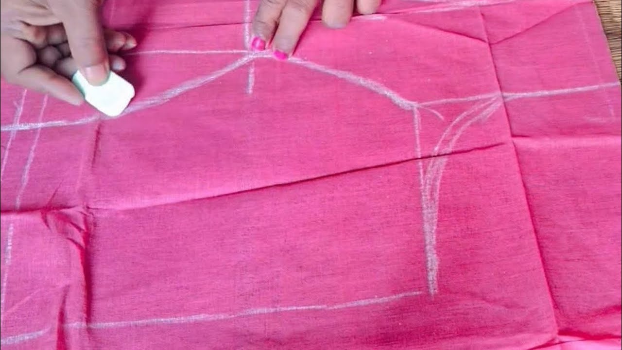 Princess ବ୍ଲାଉଜ୍ ର full cutting front and back part 