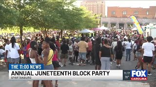 Annual Juneteenth block party in Spartanburg