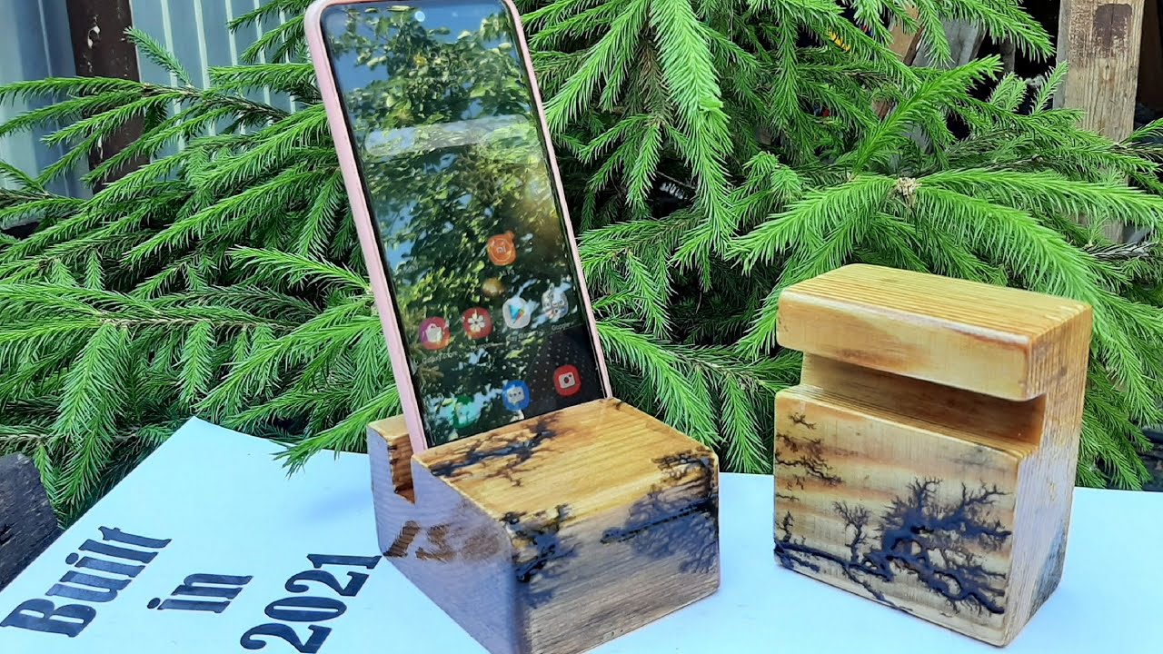 Как сделать подставку для телефона - YouTube