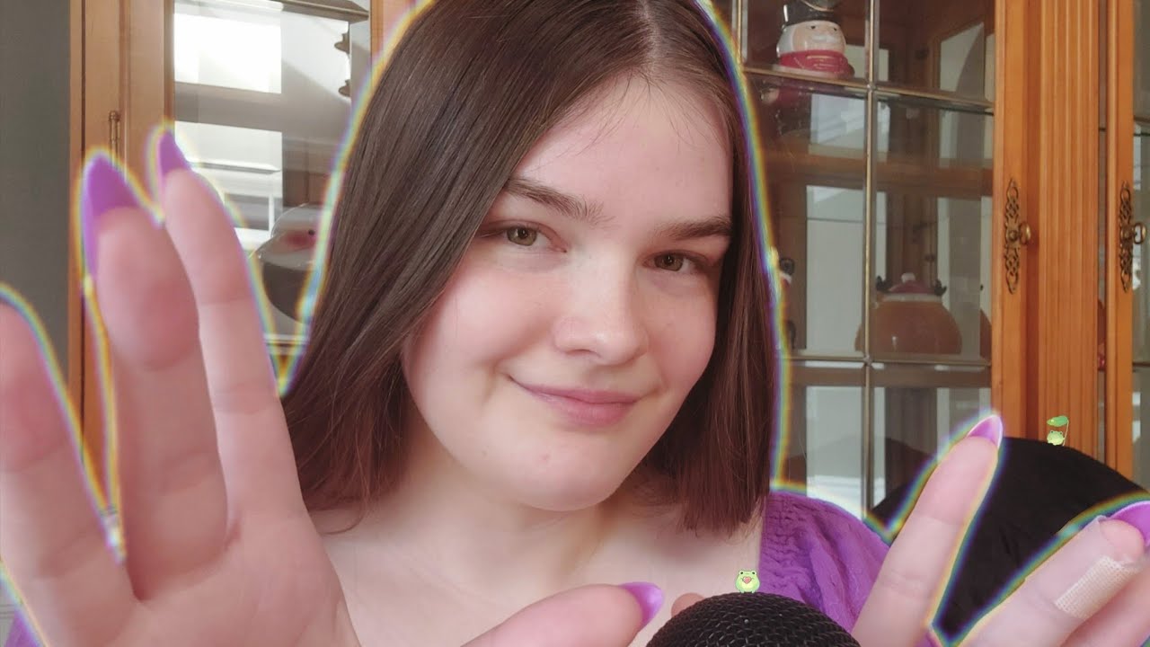 Fast and Aggressive Mouth Sounds, Hand Movements + Snapping (no talking) ASMR