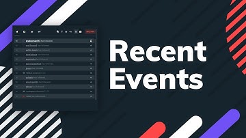 Streamlabs Recent Events | Keep track of Followers, Subscribers, and Donations!