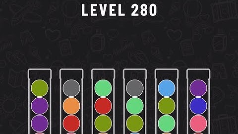 Ball Sort Puzzle Level 280 #ballsortpuzzle #ballsortpuzzlegameplay #puzzlegame #mobilegames