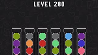 Ball Sort Puzzle Level 280 #ballsortpuzzle #ballsortpuzzlegameplay #puzzlegame #mobilegames
