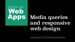 32 CSS media queries and responsive web design