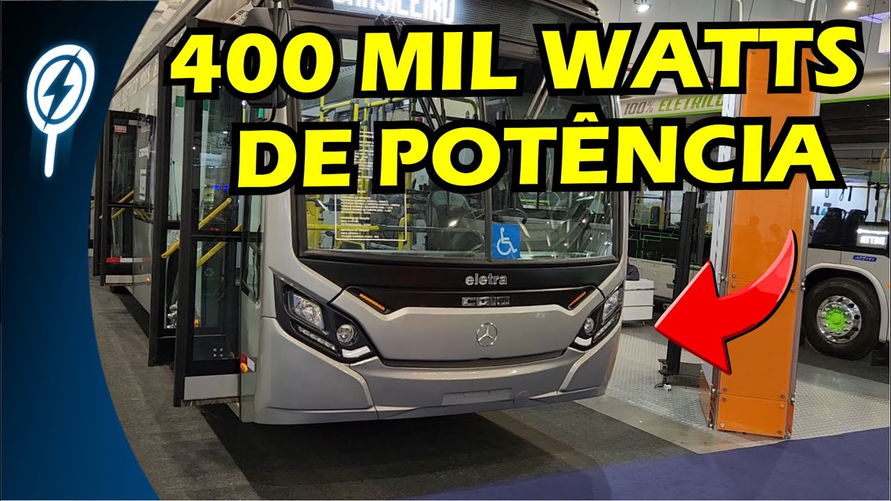 ONIBUS ELÉTRICO ABSURDO DA MERCEDES !!!