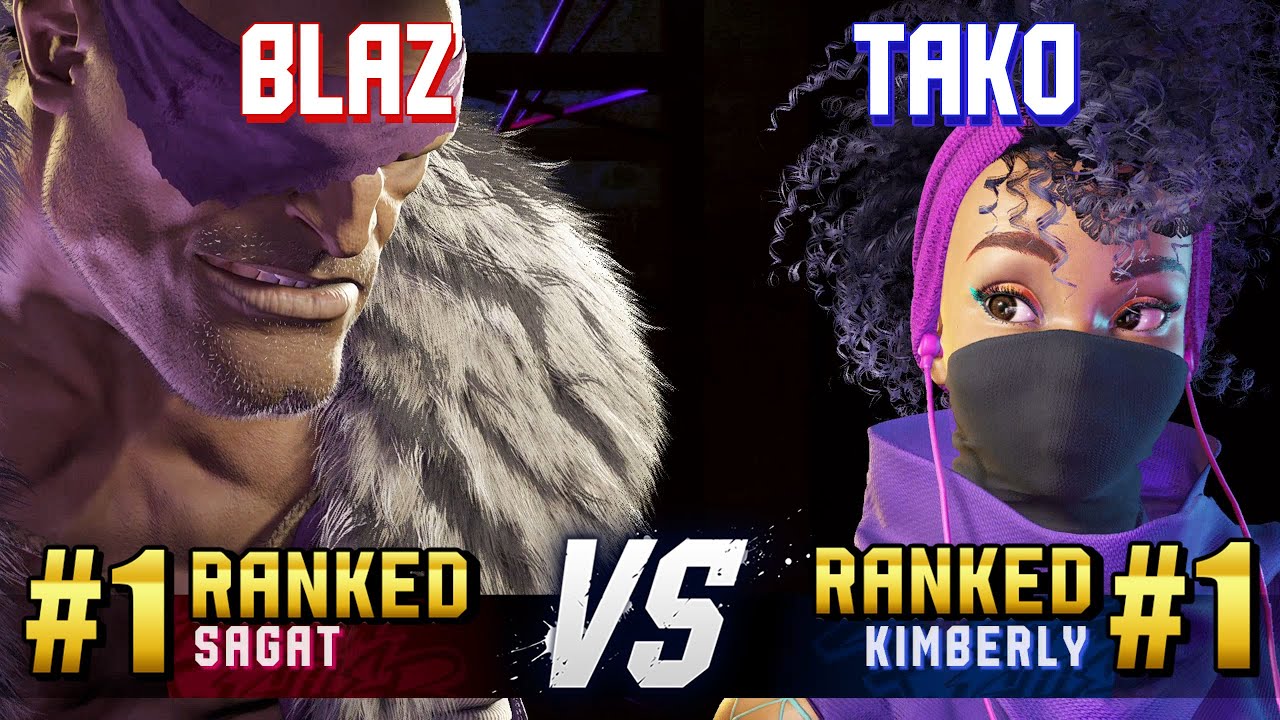 SF6 ▰ BLAZ (#1 Ranked Sagat) vs TAKO (#1 Ranked Kimberly) ▰ High Level Gameplay