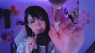 visual ASMR ☾ 𝒄𝒍𝒐𝒔𝒆 𝒎𝒊𝒄 𝒖𝒑 & 𝒄𝒂𝒎𝒆𝒓𝒂 𝒂𝒕𝒕𝒆𝒏𝒕𝒊𝒐𝒏 [brushing, scratching, mouth sounds, windshield] screenshot 4