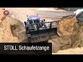 STOLL Schaufelzange – STOLL Bucket with grapple