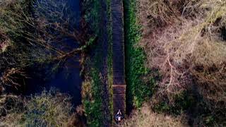 DJI Spark sunny winter flight