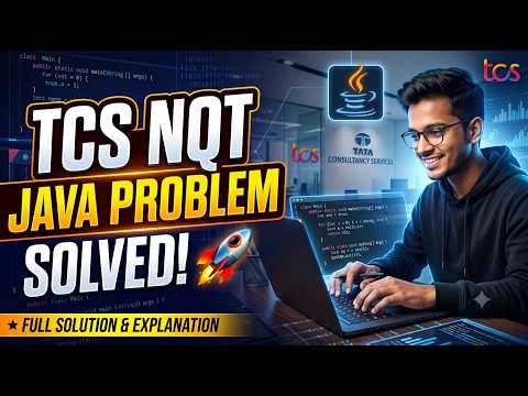 TCS NQT Most asked Java Problem | Part 1