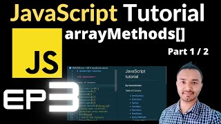 JavaScript Tutorial for Beginners (Array Methods) 1/2
