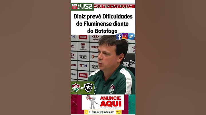 Diniz Prevê Dificuldades do Fluminense diante do Botafogo pelo Campeonato Carioca 🟢⚪️🔴