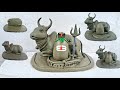 सबसे आसन तारिका से शिवलिंग और नंदी बनाना सिखे/How to make shivling making at home/Easy Step process