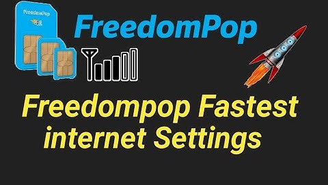 Freedompop Internet Settings | freedompop apn Settings