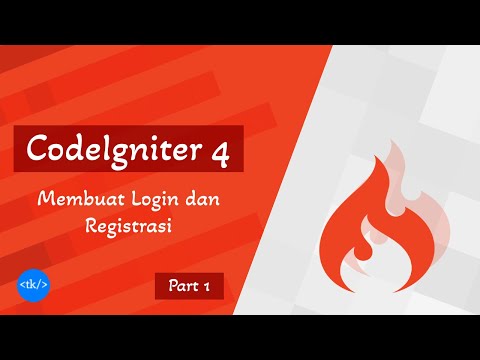 Codeigniter 4 Login dan Registrasi Part 1 - Login