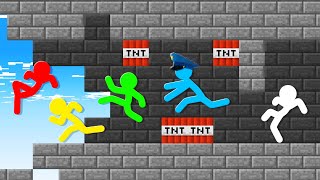 Stickman VS Minecraft: JailBreak (Prison escape) - AVM Shorts Animation screenshot 3