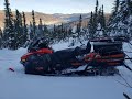 2021 Ski-doo Skandic 600 ACE WT Alaska followup.  Moderate deep snow and trail breaking on hills.