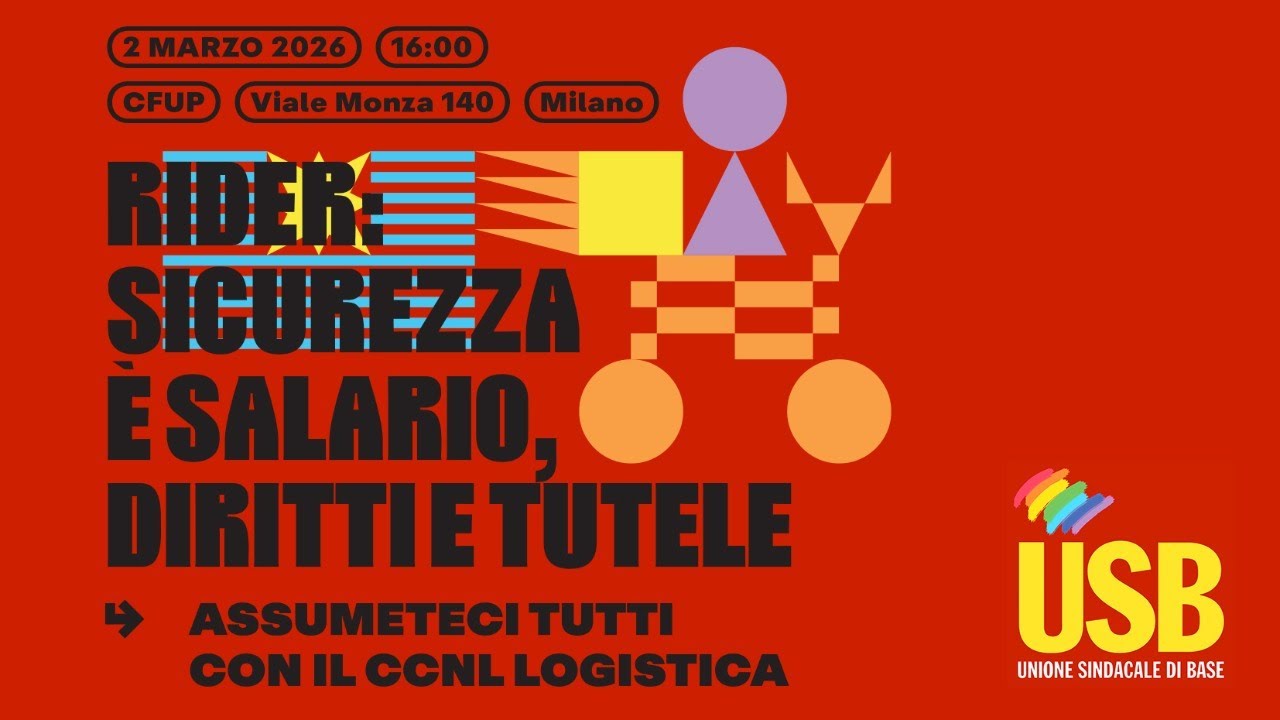 Riders: sicurezza è salario, diritti e tutele