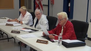 Ossipee NH Selectmen 8/12/19 FULL MEETING