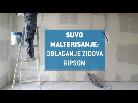 Video: Postavljanje stropa od gipsanih ploča za slikanje vlastitim rukama