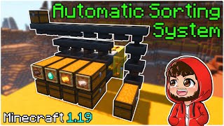 Minecraft Fully Automatic Sorting System - 1.19