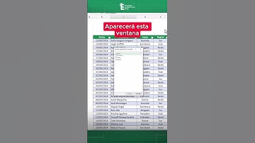 Agrega botones para filtrar tus datos en Excel. 🧐✅