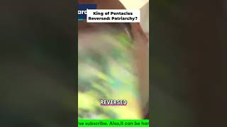 King of Pentacles Reversed: Patriarchy's Influence Revealed #shorts