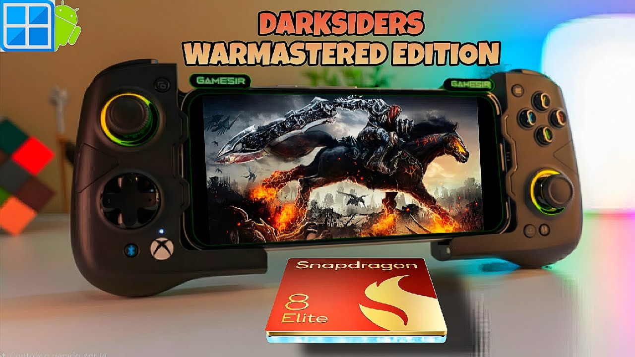 Darksiders Warmastered Edition PC   jogando no celular Android atraves do GameHub 2 0 Brasil
