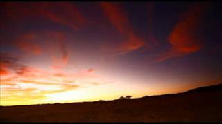 Timelapse in desert: sunrise till sunset