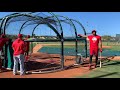 Fowler, Martinez, Ozuna and Bader take batting practice