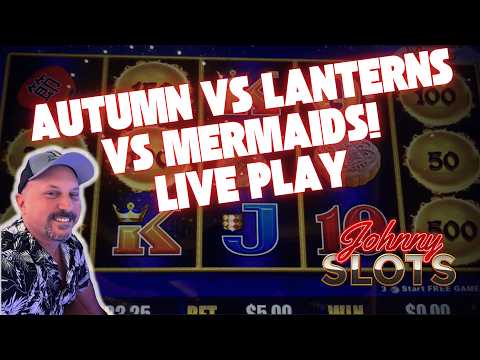 Autumn vs Happy Lantern vs Magic Pearl Live Play!! WHO WILL WIN! #dragonlink #lightninglink #slots