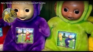 Dipsy Lime Green Teletubby Scrolling Screen TV Television Soft Toy Video screenshot 5