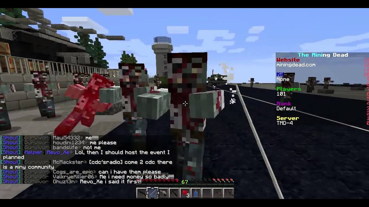 Let's Play Random Minecraft Servers |S1| |Ep.1| The Mining Dead!! - YouTube