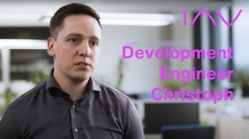 IAV - Head and Heart portrait for a mobile future: Development engineer Christoph