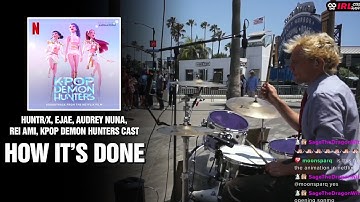 Thumbnail of HUNTR/X, KPop Demon Hunters Cast - How It's Done | Drum Cover in Santa Monica