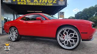 Dodge Challenger on 28" Rucci Wave Wheels
