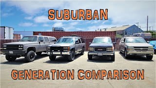 Chevy GMC Suburban Generation Differences (7th, 8th & 9th)