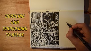 ASMR Doodling and Whispering to Relax
