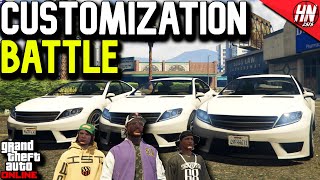 Benefactor Schwartzer Customization Battle ft. @gtanpc @twingoplaysgames | GTA Online​