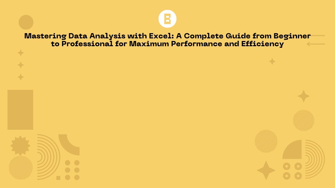 International Business Seminar Mastering Data Analysis with Excel - YouTube