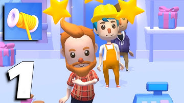 Twist Spool - Gameplay Part 1 Levels 1-4 (Android, iOS) - All Levels